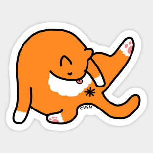 Clean Kitty Sticker